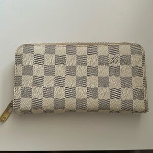 White LV monogram wallet